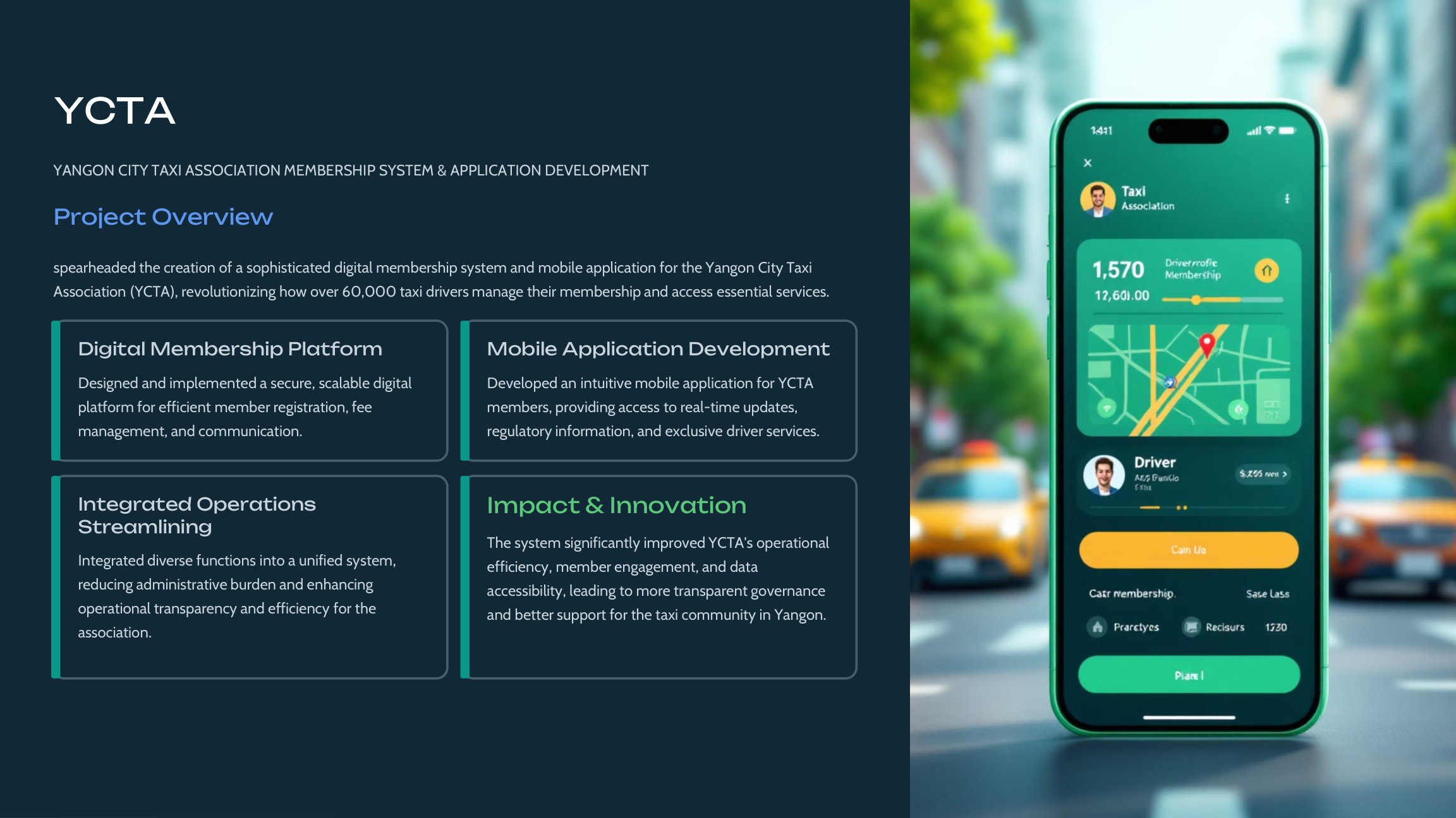 YCTA membership system project visual
